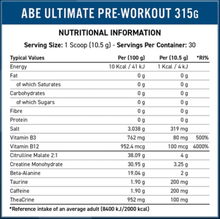 ABE PreWorkout