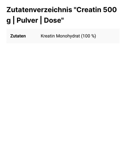 Faster Creatin Monohydrat 500g